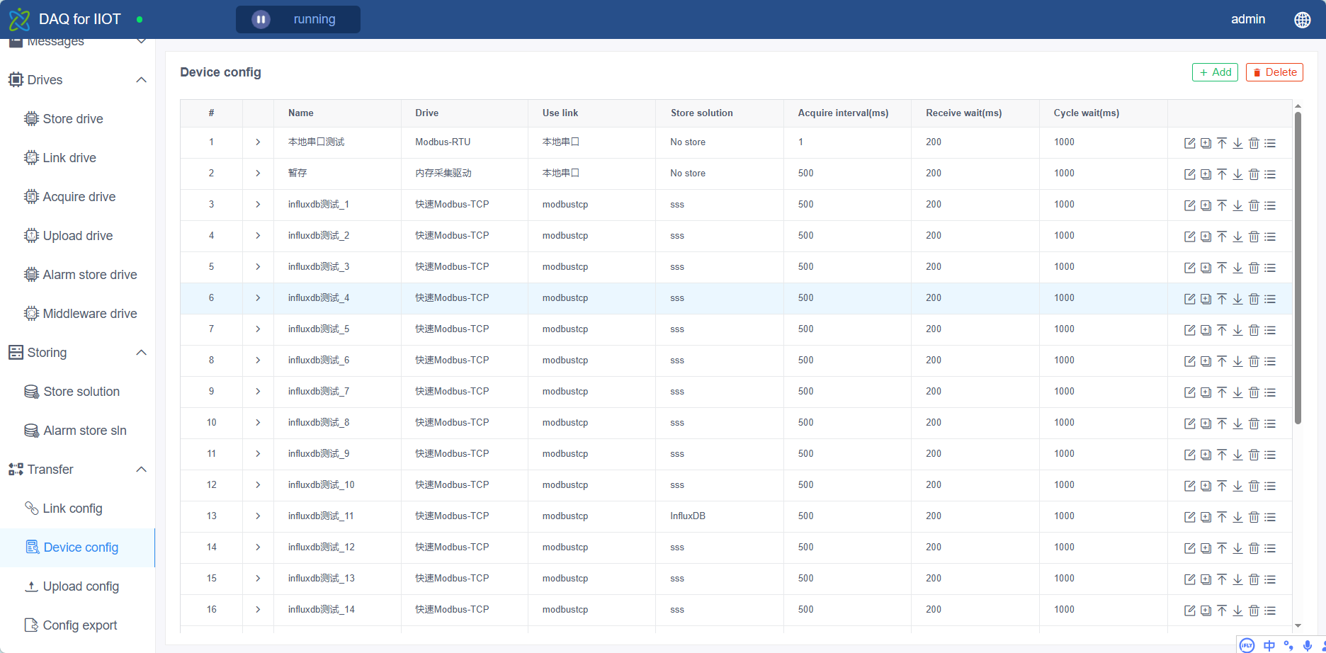 SCADA System screenshot