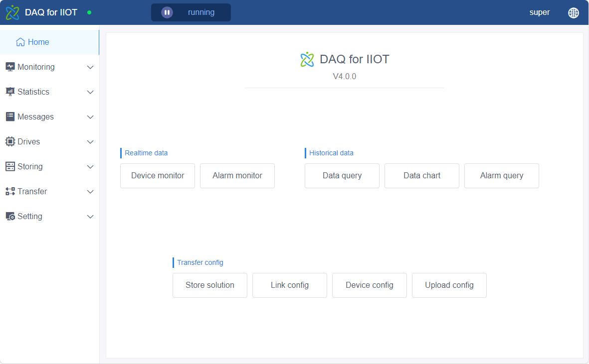 SCADA System screenshot